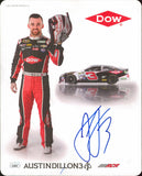 NASCAR Austin Dillon Authentic Signed 8x10 Promotional Card JSA #AY28697