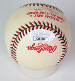 Barry Larkin Autographed Official 2000 MLB All-Star Baseball JSA COA