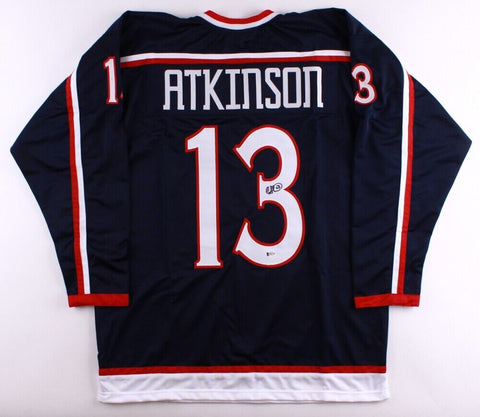 Cam Atkinson Signed Columbus Blue Jackets Jersey (Beckett COA)