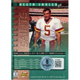 Heath Shuler Autographed/Signed 1997 Pro Line #172 Trading Card Beckett 59211