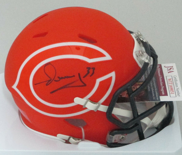 Bears Running Back MERRILL HOGE Signed Riddell AMP Mini Helmet AUTO - JSA