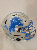 BARRY SANDERS SIGNED DETROIT LIONS 2024 SPEEDFLEX HELMET SCHWARTZ COA