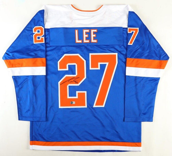 Anders Lee Signed New York Islanders Throwback Jersey (Beckett) Left Wing