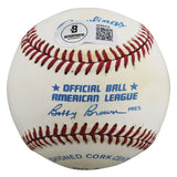 Red Sox Ted Williams Authentic Signed Bobby Brown OAL Baseball BAS #AE64476