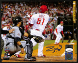Carlos Ruiz Signed/Auto 8x10 Photo 2008 WS Philadelphia Phillies JSA 197083