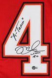 Mike Alstott Signed Tampa Bay Buccaneers Jersey Inscribed A-Train (Beckett) Bucs