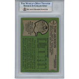 Tom Jackson Autographed 1978 Topps #240 Trading Card Slabbed Beckett 51538