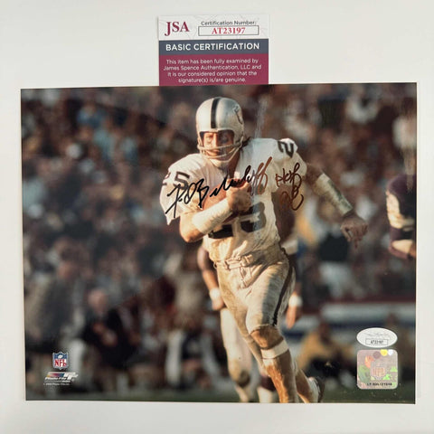 Autographed/Signed Fred Biletnikoff Oakland Raiders 8x10 Photo JSA COA #3