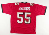 Derrick Brooks Signed Tampa Bay Buccaneers Jersey Inscribed "HOF-14" / Beckett