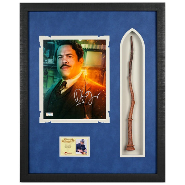 Dan Fogler Autographed Fantastic Beasts Jacob Kowalski 8x10 Framed Wand Display