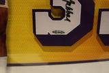 Kareem Abdul-Jabbar Autographed Jersey Number Framed Champions Collage -- LE UDA