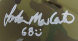 Jordan Mailata Autographed Mini Camo Football Helmet Eagles JSA 183543