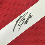 Autographed/Signed RODNEY HAMPTON Georgia Red Stat College Jersey PSA/DNA COA