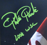 Phillie Phanatic (Tom Burgoyne) Signed/Inscr 11x14 Photo Phillies PSA/DNA 189812