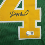 Framed Autographed/Signed Xavier McDaniel 35x39 Seattle Jersey Beckett COA