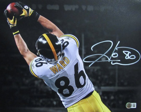 Hines Ward HOF Signed/Inscribed 11x14 Photo Pittsburgh Steelers JSA 195313