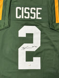 BRANDON CISSE Signed Custom Green Jersey AUTO - Green Bay Packers - JSA