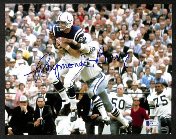 Raymond Berry HOF Signed/Autographed 8x10 Photo Colts BAS 213745