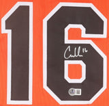 Coby Mayo Baltimore Signed Orange Baseball Jersey BAS