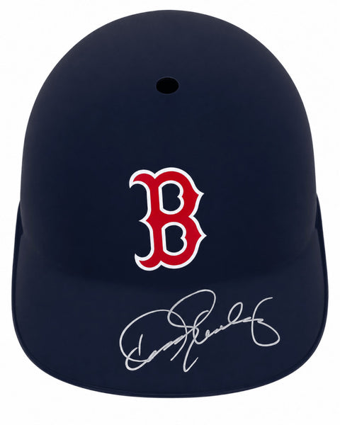 Dennis Eckerlsey Signed Red Sox Souvenir Replica Batting Helmet - (FANATICS COA)