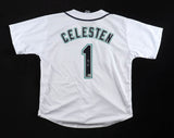 Felnin Celesten Signed Seattle Mariners Jersey (Beckett) D R Shortstop Prospect