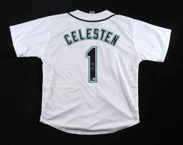 Felnin Celesten Signed Seattle Mariners Jersey (Beckett) D R Shortstop Prospect