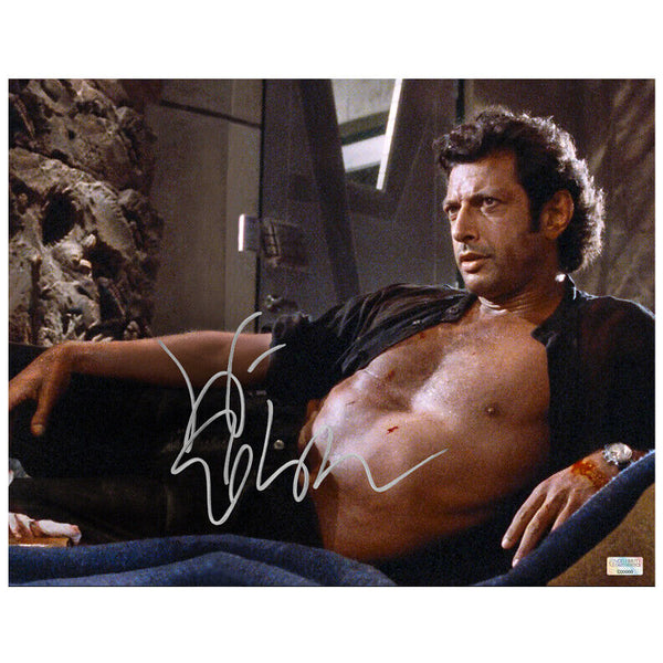 Jeff Goldblum Autographed Jurassic Park Classic Dr. Ian Malcolm 11x14 Photo