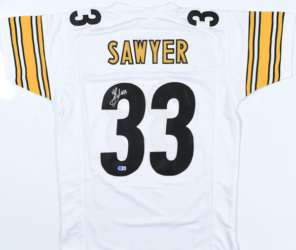 Jack Sawyer Autographed White Pro Style Jersey - Beckett W Hologram *L3