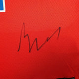 Framed Front Signed Shai Gilgeous-Alexander SGA 35x39 Orange Jersey PSA COA
