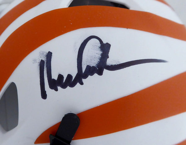 Ken Anderson Autographed Bengals Lunar Eclipse Mini Helmet (Smudged) Beckett