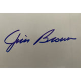 Jim Brown Autographed/Signed Cleveland Browns 16x20 Photo Beckett 48941