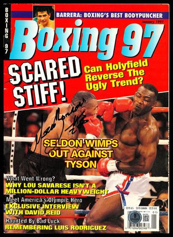 Marco Barrera Autographed Signed Magazine Beckett BAS QR #BM37850