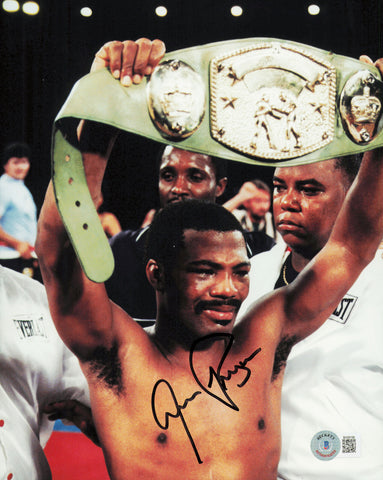 Aaron Pryor Autographed Signed 8x10 Photo Beckett BAS QR #BH29198