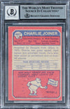 Bengals Charlie Joiner "HOF 96" Signed 1973 Topps #467 Card Auto 10! BAS Slabbed