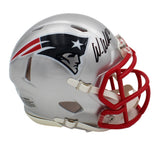Wes Welker Signed New England Patriot Speed NFL Mini Helmet