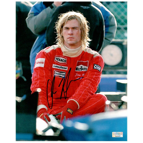 Chris Hemsworth Autographed 2013 Rush James Hunt 8x10 Photo