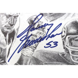 Randy Gradishar Autographed/Signed Denver Broncos 11x14 Art Print Beckett 51620