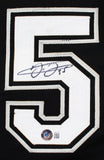 White Sox Frank Thomas Authentic Signed Black Pro Style Jersey BAS Witnessed 2