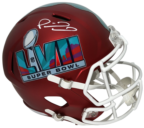 PATRICK MAHOMES SIGNED CHIEFS SUPER BOWL LVII FULL SIZE SPEED HELMET BECKETT