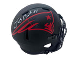 Patriots Tedy Bruschi Autographed Signed Eclipse F/S Speed Helmet - Beckett