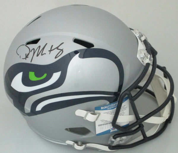 Seahawks DK METCALF Signed Riddell Full Size Replica AMP Speed Helmet AUTO - BCA