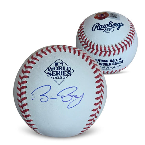 Bruce Bochy Autographed 2023 World Series Signed Baseball Beckett COA With Case