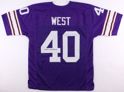 Charlie West Signed Vikings Jersey (JSA COA) NFL Champion (1969) Defensive Back