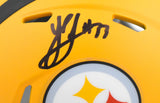 Jack Sawyer Autographed Steelers Alt 25 Speed Mini Helmet - Beckett W Holo