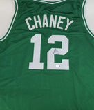 Don Chaney Signed Boston Celtics Jersey (Beckett) 2xNBA Champ 1969 & 1974