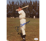 Joe DiMaggio Signed New York Yankees Unframed 8x10 Batting Stance Black & White"