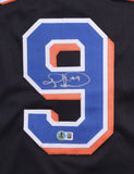 Todd Hundley Signed New York Mets Black Jersey (Beckett) 2xAll Star Catcher
