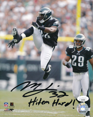 Michael Lewis Signed/Inscribed 8x10 Photo Philadelphia Eagles JSA 197040