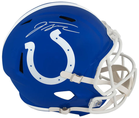 Jonthan Taylor Signed Colts FLASH Riddell Full Size Rep Helmet - (FANATICS COA)