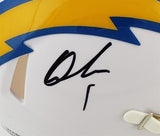 Deandre Carter Signed Los Angeles Chargers Mini Helmet (Beckett) Wide Receiver